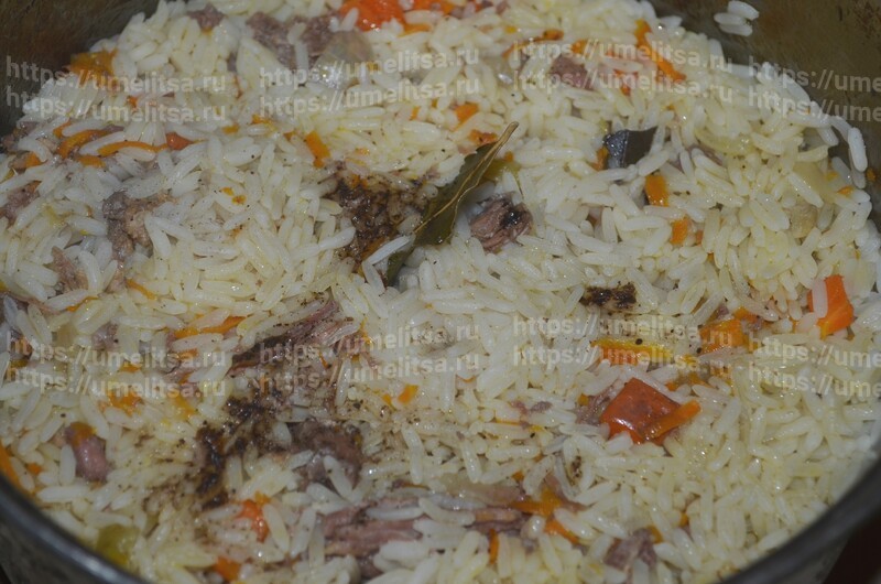 Плов из тушенки