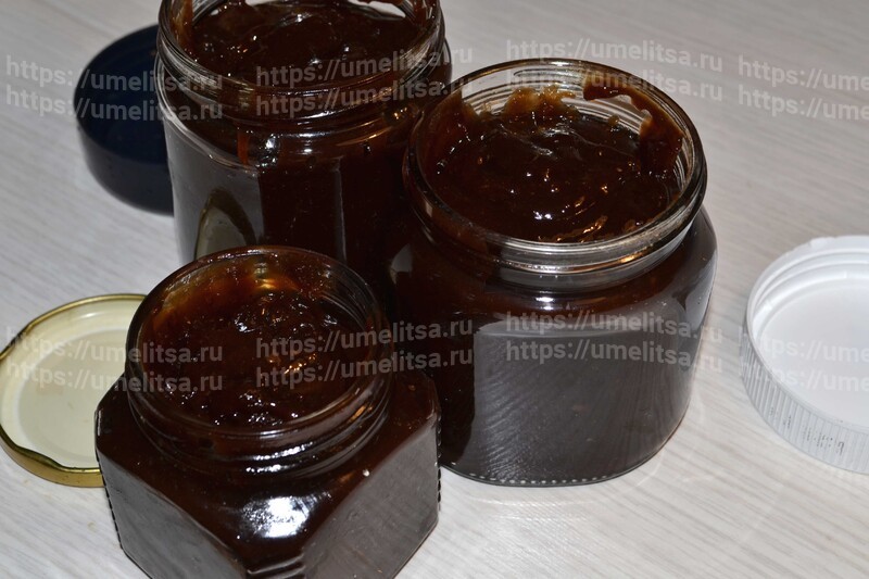 Сливово - шоколадное варенье