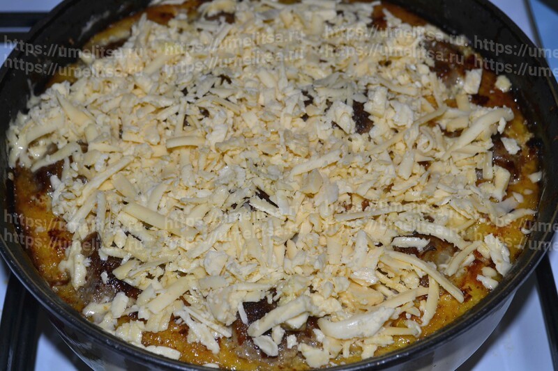 Мясные тефтели в нежной кабачковой запеканке