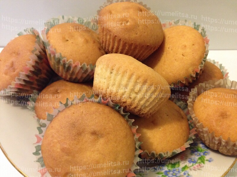 Пошаговый рецепт простых и вкусных маффинов