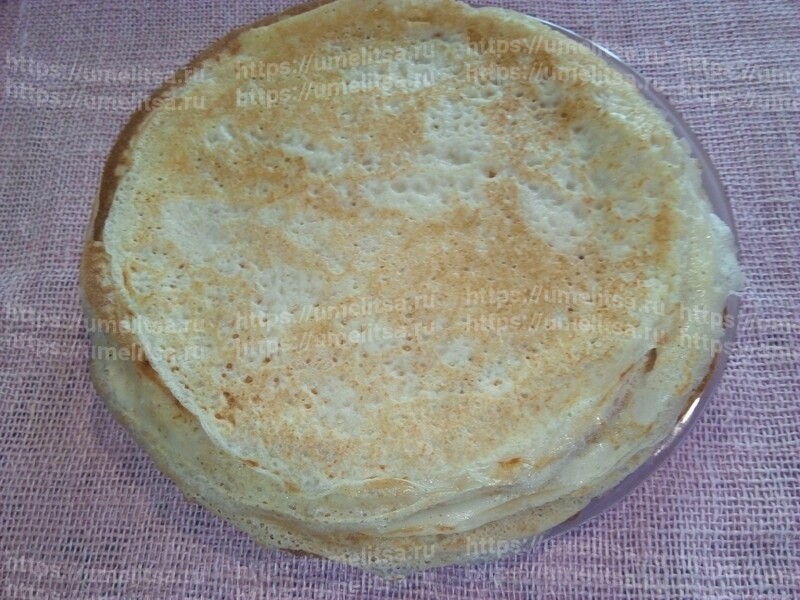 Блинчики с яблоками рецепт