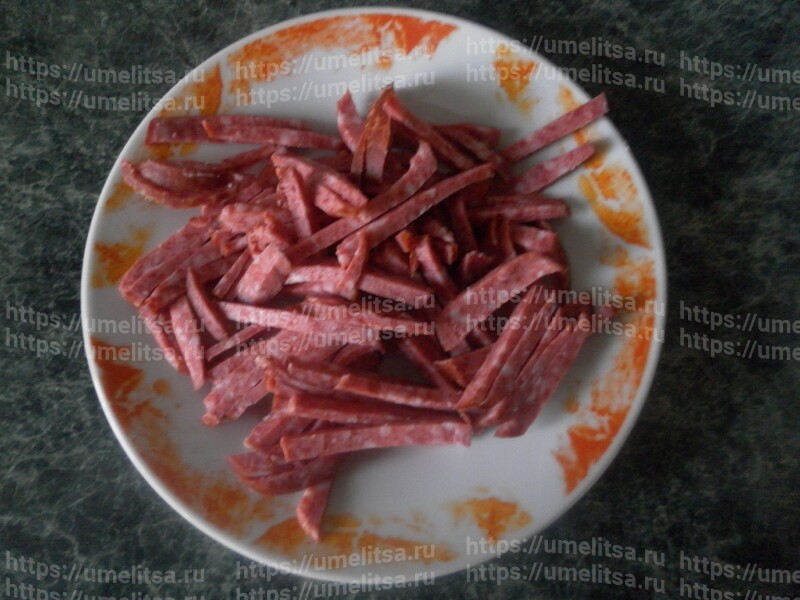 Салат с фасолью