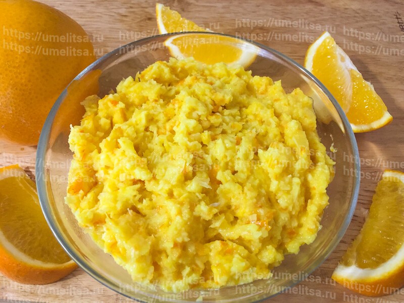 Янтарное ароматное варенье из кисло-сладких яблок и апельсина