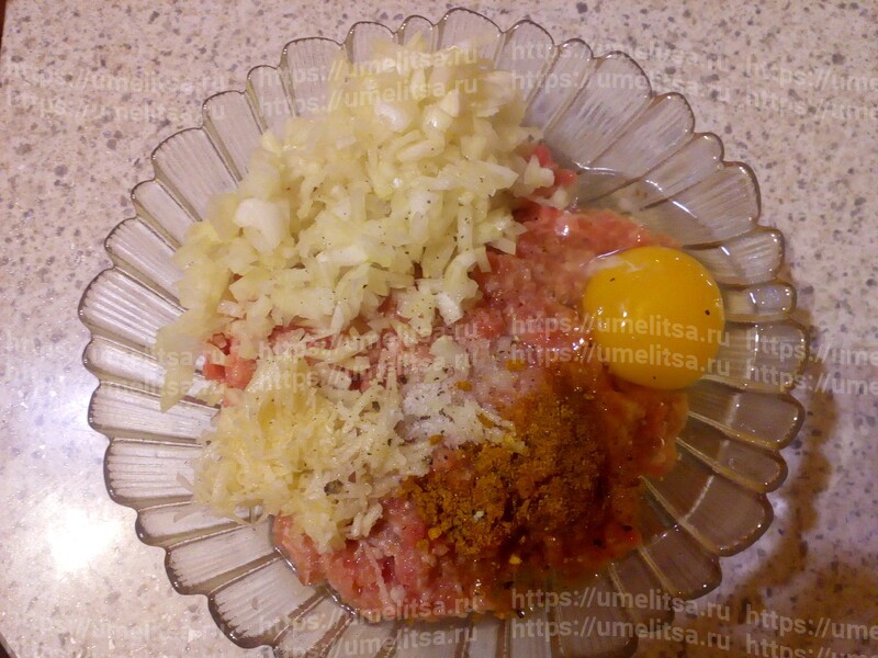 Закусочные бублики с фаршем