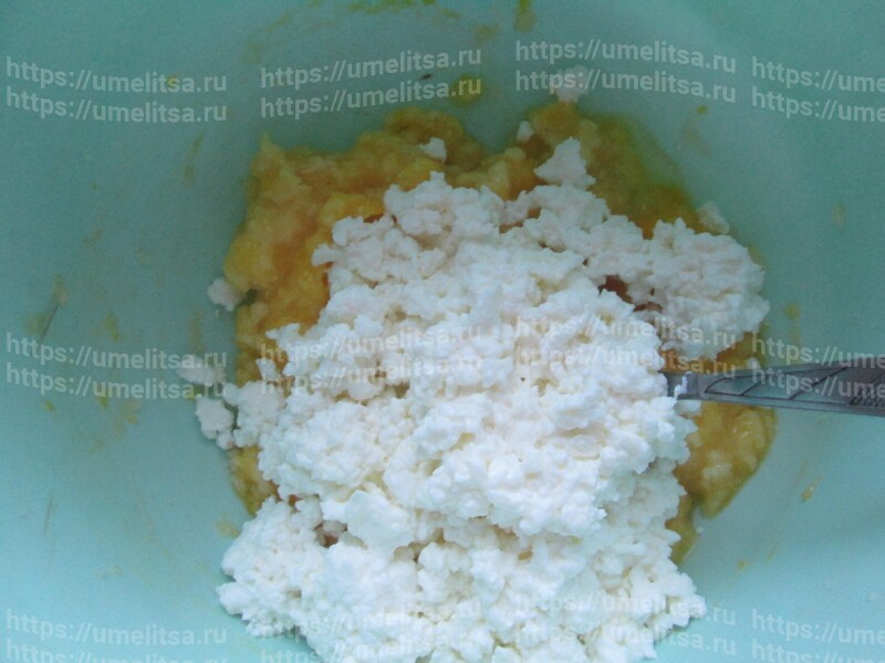 Творожный кекс