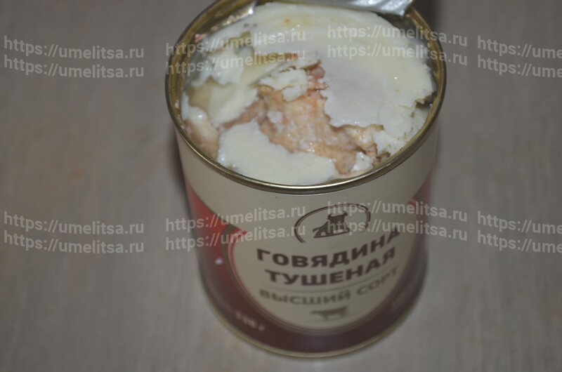 Плов из тушенки