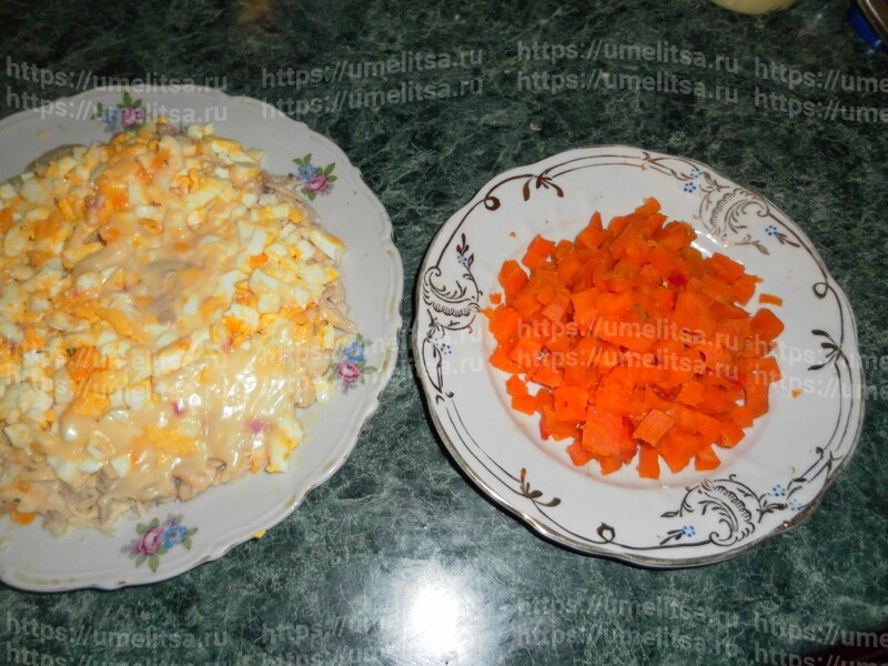 Салат Идея прекрасная альтернатива холодной закуски