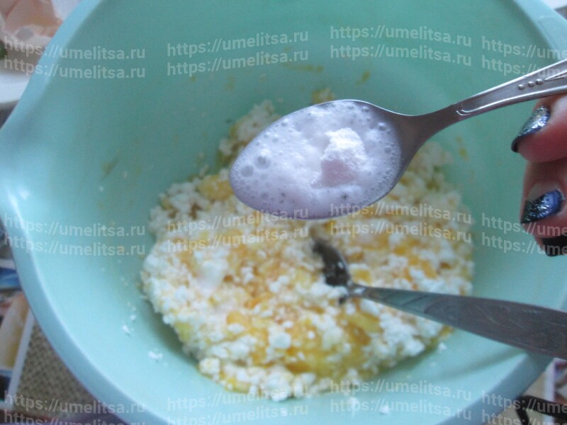 Творожный кекс