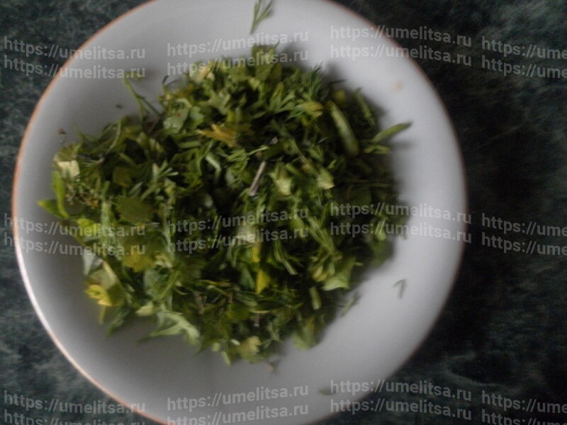 Салат с фасолью