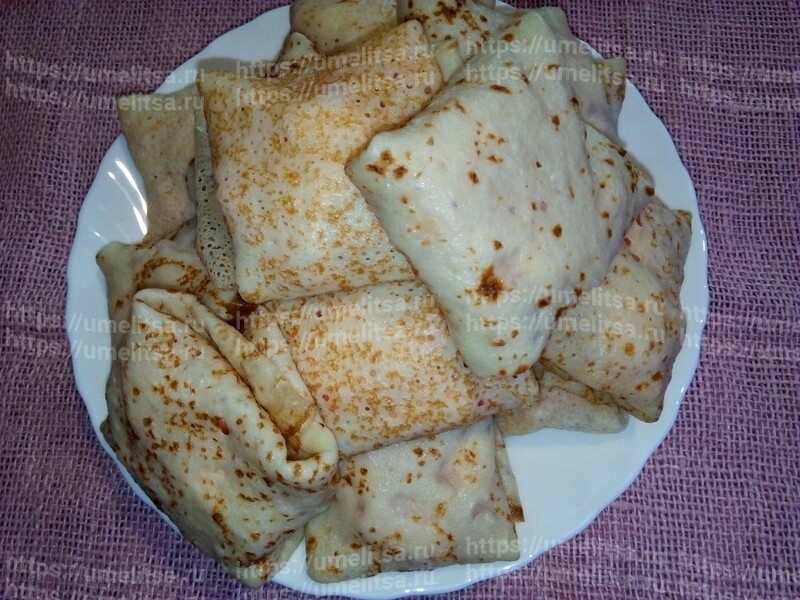 Блинчики с яблоками рецепт с фото пошагово