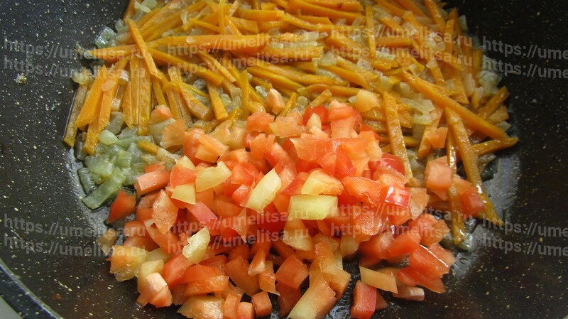 Овощной плов с полбой