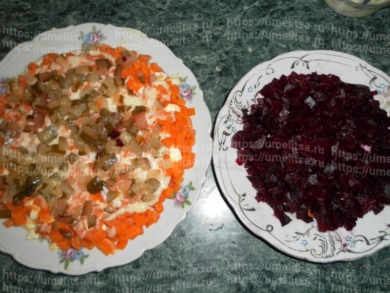 Салат Идея прекрасная альтернатива холодной закуски