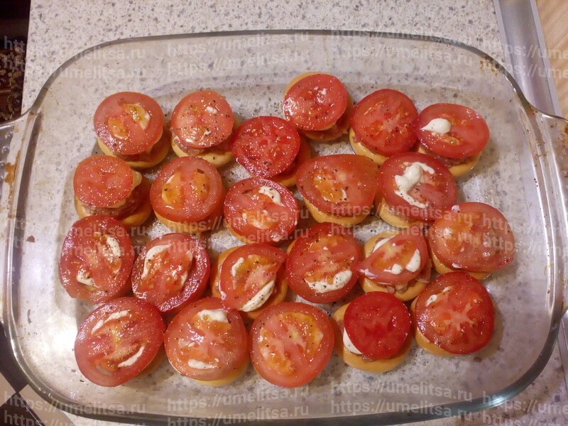 Закусочные бублики с фаршем