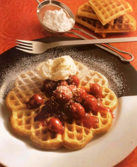 Ванильные вафли.