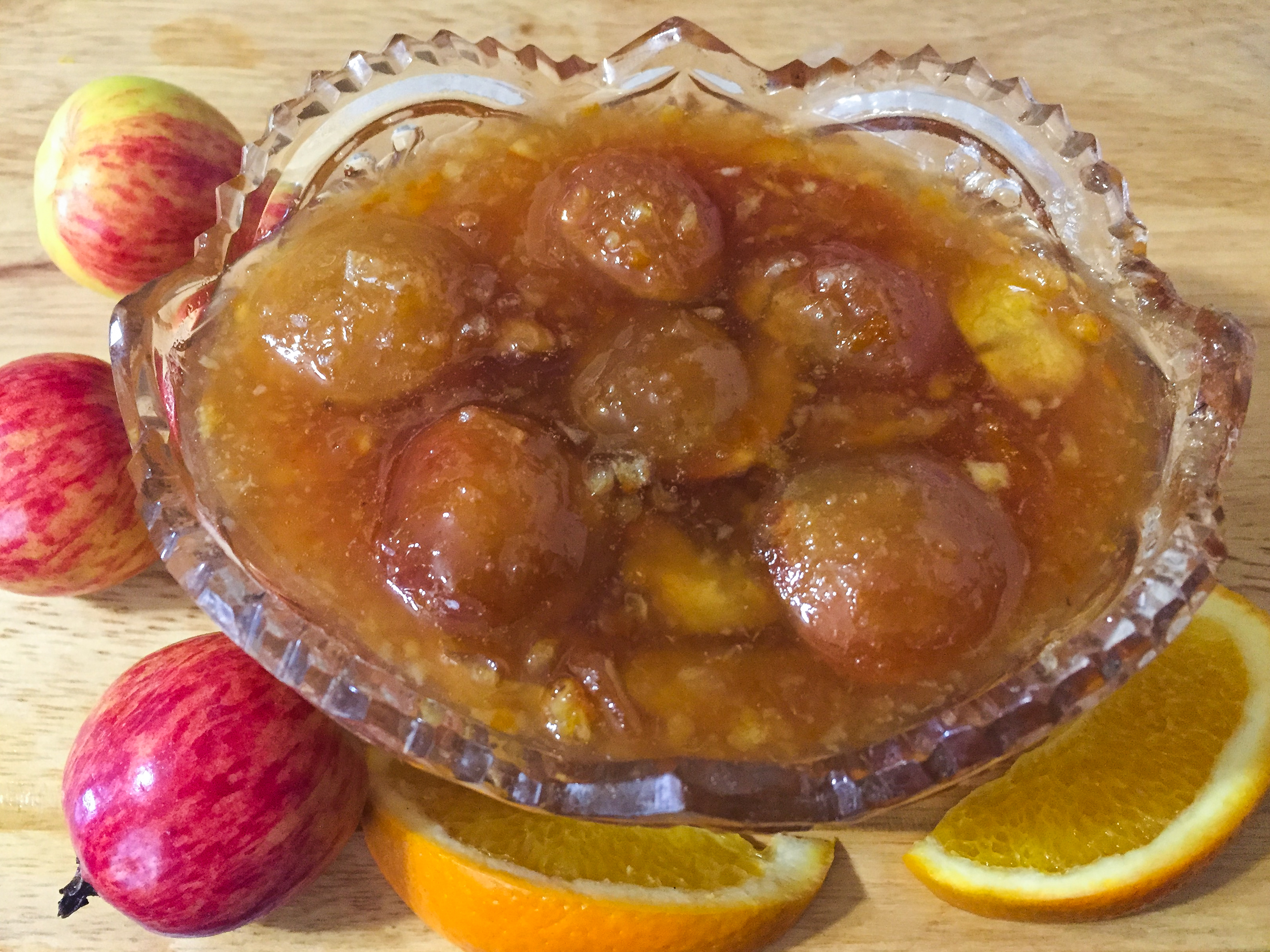Янтарное ароматное варенье из кисло-сладких яблок и апельсина
