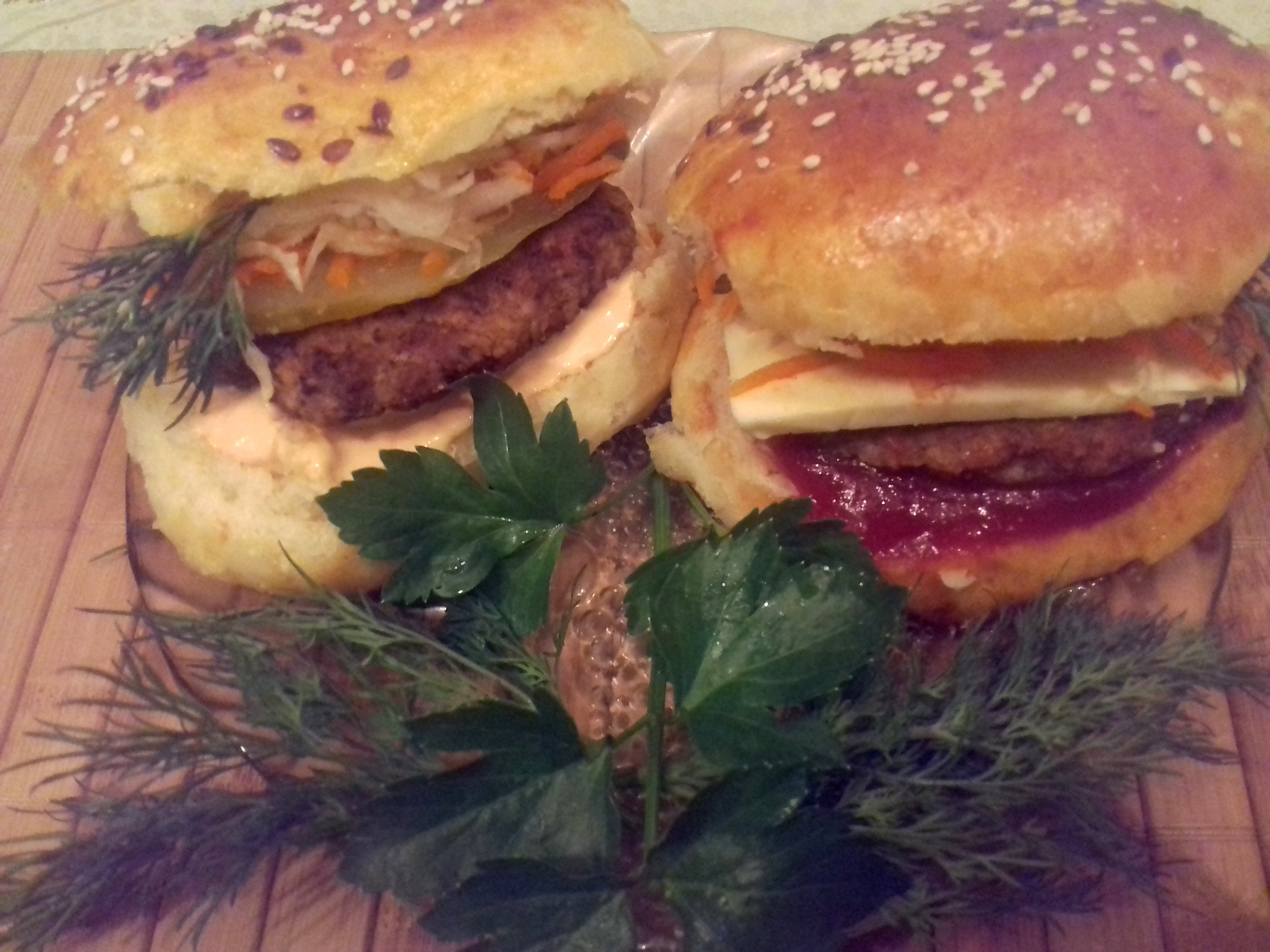 Домашние бургеры. Рецепт с фото пошагово.