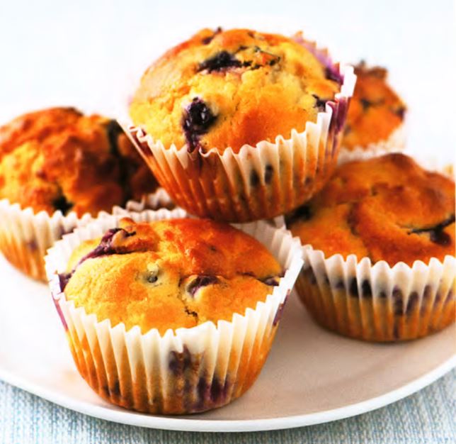 Черничные маффины