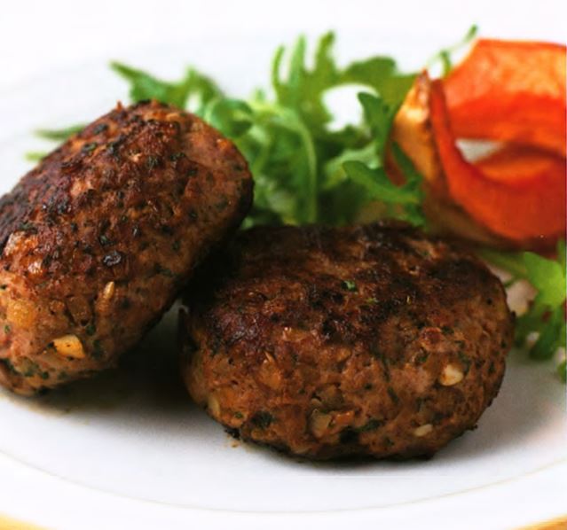 Гамбургеры из баранины с мятой