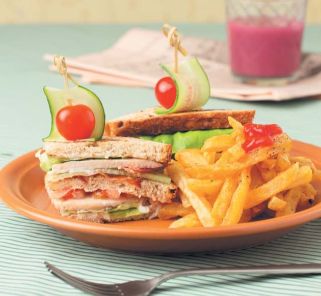 Клаб-сэндвичи с курицей