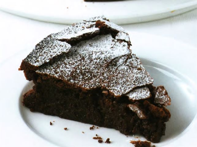 Печеный шоколадный мусс