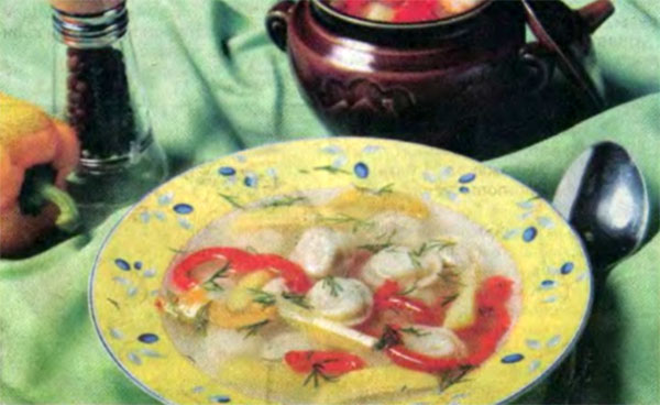 Пельменный супчик