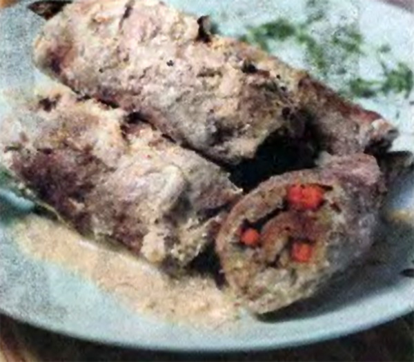 Рулетики с баклажанами