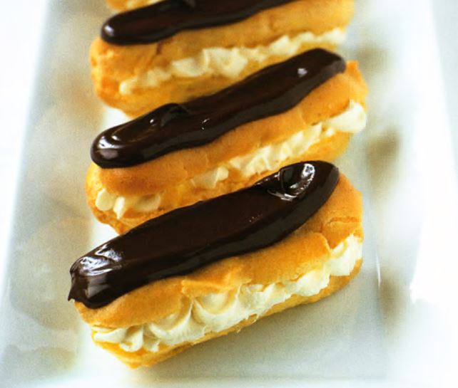 Шоколадные мини-эклеры