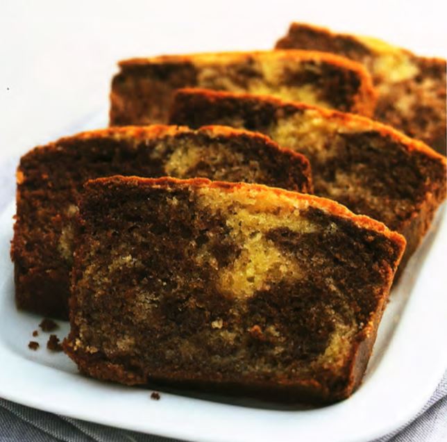 Шоколадный мраморный торт