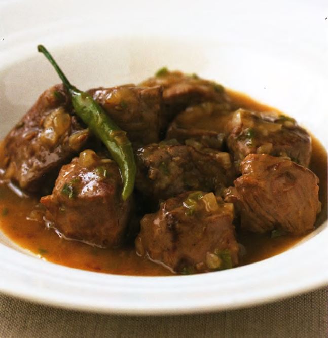 Жареная баранина со жгучим перцем