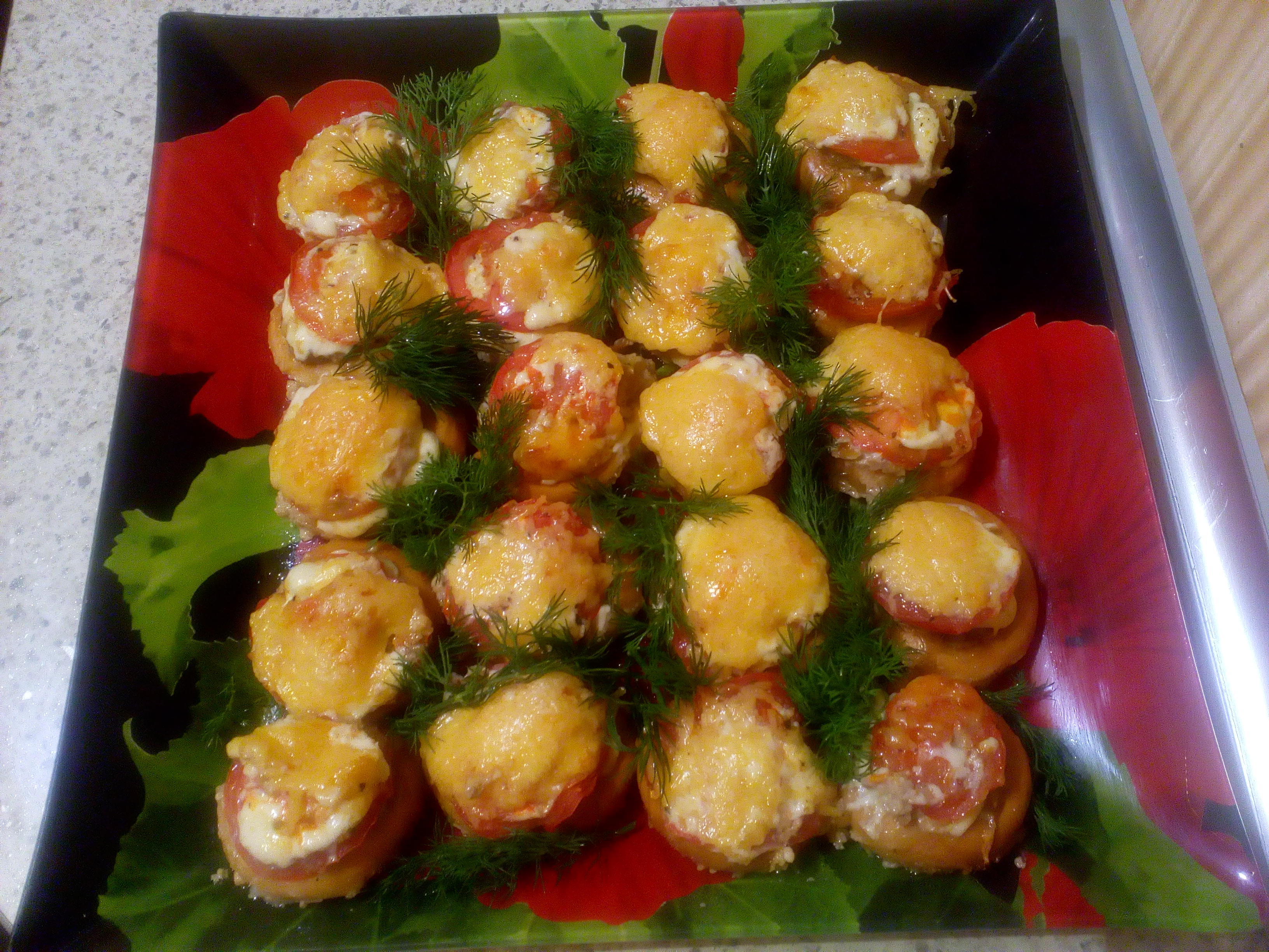 Закусочные бублики с фаршем