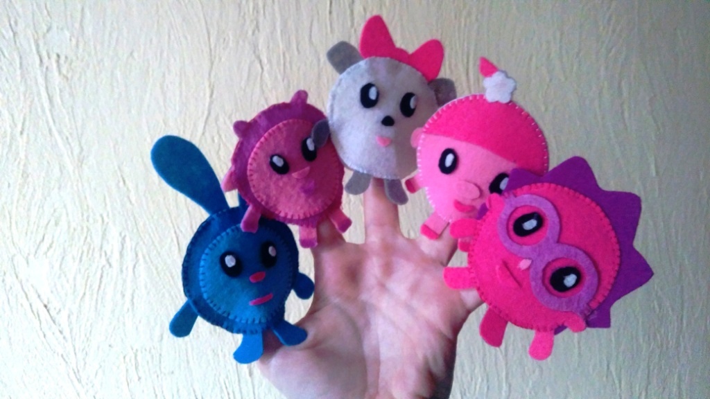 Пальчиковые игрушки из фетра 