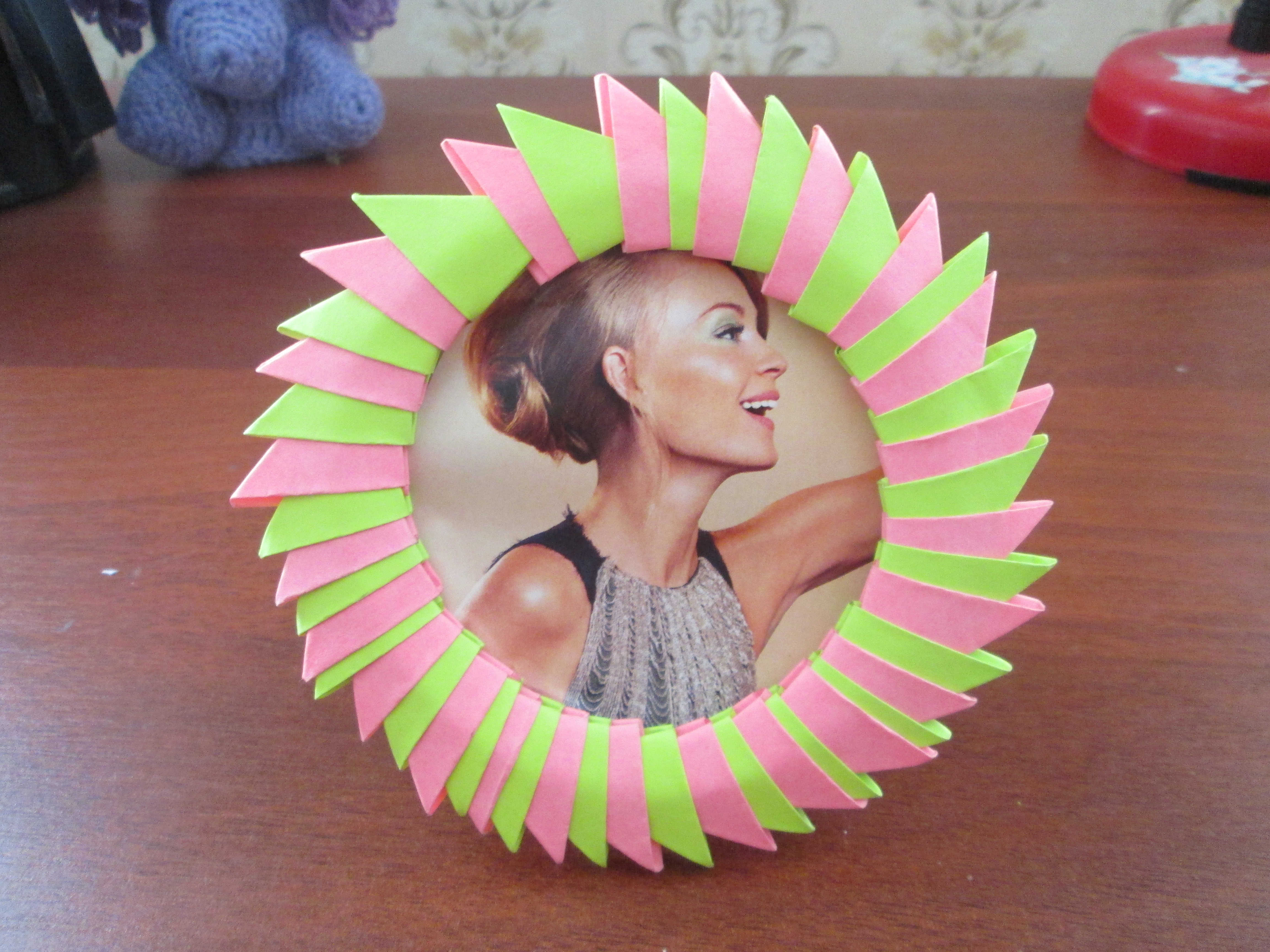 Рамка для фотографии в технике «модульное оригами»