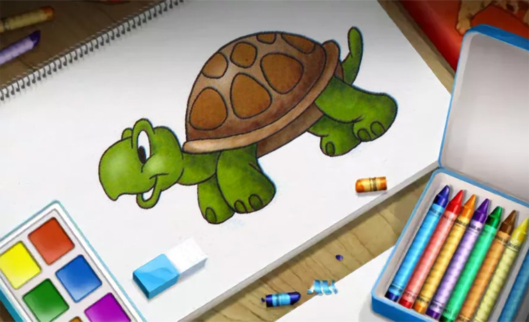 Как нарисовать черепаху