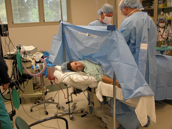 Показания к кесареву сечению