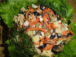 Салат «Черная богиня»