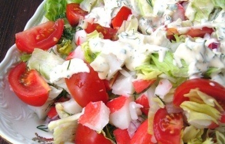 салат из крабовых палочек