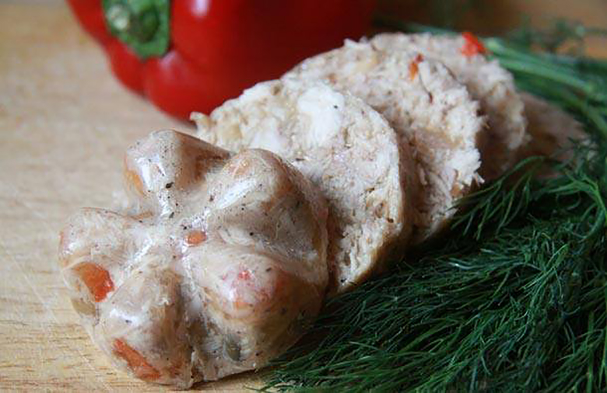 курица рулет в бутылке в домашних условиях