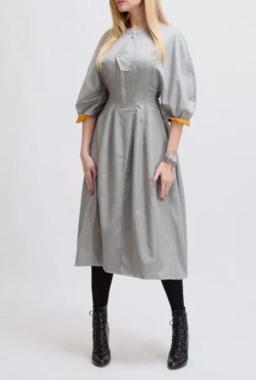 Выкройка платья из плотной ткани